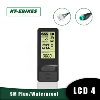 KT Ebike Display LCD4 Mini Smart 24V 36V 48V Ebike LCD led Display For Electric Bicycle Conversion Kit