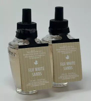 NEW 2 Bath and Body Works Fiji White Sands Wallflower Fragrance Bulb Refill .8oz
