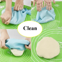 1.5KG Silicone Kneading Dough Bag Flour Mixer Versatile for Bread Pastry Pizza Kitchen Tools