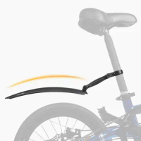 Road Bike Mudguard Set Adjustable Lightweight Plastic Mudflap Bike for Folding Bikes Hybrid Road Touring