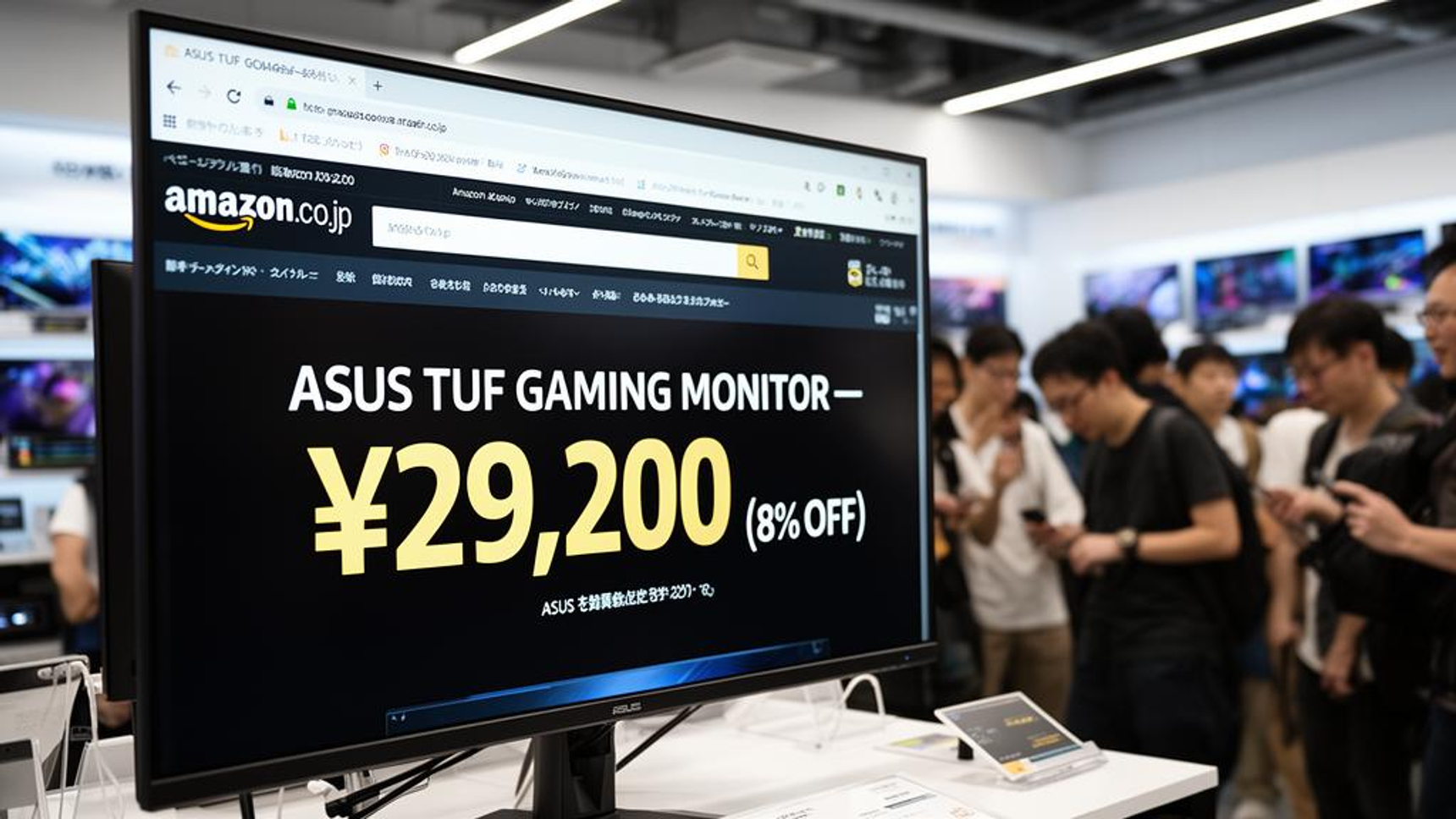 ASUS祭り！27型WQHDゲーミングモニターが2.9万円、RTX 5050搭載14型