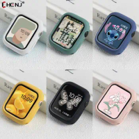 Candy Soft Silicone Cover For Apple Watch Case 8 41MM 45MM 42MM 38MM Protection Shell For IWatch 4 5 6 SE 40MM 44MM Watch Bumper