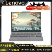 Lenovo ThinkBook 16+ 2024 Laptop R7 8845H 780M AMD 16GB/32GB RAM 1TB SSD 16-Inch 2.5K 120Hz Screen Notebook Computer New PC