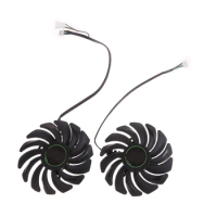 1PC 87mm PLD09210S12HH VGA Fan for MSI GeForce 1660 SUPER 1660Ti 2060 Graphics Card Cooling Fan 4Pin 12V 0.4A Dropship