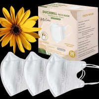 MASKER DUCKBILL EMBOS Y&B HITAM PUTIH