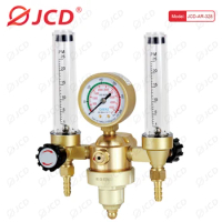QHTITEC G5/8" 0-25Mpa Argon CO2 Mig Tig Flow Meter Gas Regulator Flowmeter Welding Weld Gauge Argon Regulator Pressure Reducer