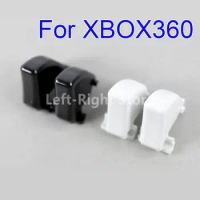 200sets Black White Plastic LT RT Button For Xbox360 Xbox 360 Controller LT Button RT Button LT RT Key Pad Repair Part