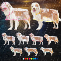 Large Pet Dog Going Out Golden Labrador Large Dog Raincoat