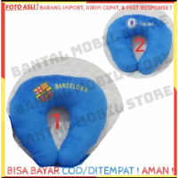 BANTAL TIDUR ANAK BAYI BABY BALITA BONEKA BOLA BARCA CHELSEA BIRU