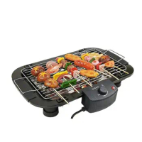 5 Temperature Mode Temperature Control Griddle Smokeless Electric Pan Grill BBQ Grills for Home Camping BBQ Stove