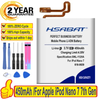 HSABAT 450mAh 616-0639 Battery For iPod Nano 7 7th Gen