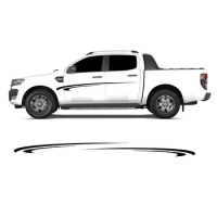 Side Stripes Stickers For Ford Ranger Raptor Sticker Decal Decals 4x4 Off Road tu-88690