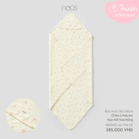[Nous Phụ kiện] Chăn ủ Nous in họa tiết chất liệu mềm mại, kháng khuẩn BST T8 BST T9