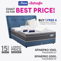[Model Baharu] [Siap Pasang] Tilam Vono Spinepro 1000 & 2000 ~ Vono Spinepro 1000 & 2000 Mattress ~ 