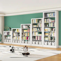 Bookshelves floor-to-ceiling home children's picture book storage shelves, steel book shelves in the study room, household wroug