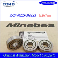 20/100PCS NMB 609ZZ Original Minebea NMB High Speed Bearing R-2490ZZ 609 ZZ 9x24x7mm Miniature Rolling Ball Bearing Japan