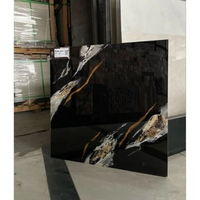 GRANITE LANTAI 60X60 DEVANY BLACK SILVER | GLAZED POLISHED BY ARNA GRADE A ( KW1 )