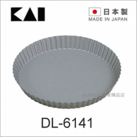 asdfkitty*日本製 貝印 貝印 DL-6141不沾固定底圓型烤派餅盤-20公分