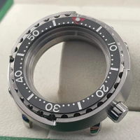 Fit Seiko 7s26 4R36 NH35 NH36 Movement Water Resistance case Seiko Sapphire glass watch Case Luminous nh35 nh36 case