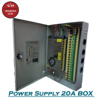 POWER SUPPLY ADAPTOR CCTV 12V 20A BOX