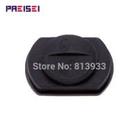 PREISEI 100pieces/lot 2 button car remote key button silicon rubber pads replacement for mitsubishi