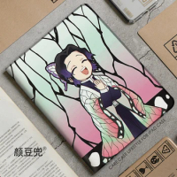 Kochou Shinobu Anime For Samsung Galaxy Tab S9 Lite 8.7 2021Case SM-T220/T225 Tri-fold stand Cover Galaxy Tab S6 lite Tab S8 S7