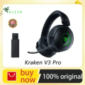 Tai nghe gaming Razer Kraken V3 HyperSense - Đen, 50mm Driver, Haptic Technology
