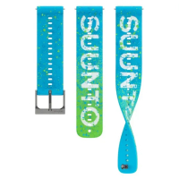 Suunto 22mm Athletic 6 矽膠錶帶 活力藍