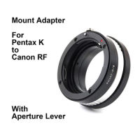 PK-RF For Pentax K lens -Canon RF Mount Adapter Ring K-RF PK-EOSR K-EOS R EOS RF KA KAF KAF2 for Canon R3 R5 R6 R7 R10 R RP etc.
