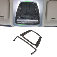 aimey สำหรับ BMW 5 Series GT F07 F10 X3 X4 F25 F26 ชุดตกแต่งภายในรถยนต์ คาร์บอนไฟเบอร์ กรอบครอบไฟอ่า