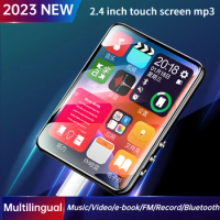 2.4 Inch MP3 MP4 Player, Yophoon New Bluetooth Walkman Touch Screen with Built-in Speaker Multilingual Music Player