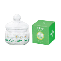 【ADERIA】日本製糖果罐 雛菊 360ml 1入 昭和系列(儲物罐 玻璃罐 糖果罐)