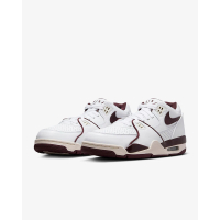 【NIKE 耐吉】運動鞋 休閒鞋 滑板鞋 男鞋 AIR FLIGHT 89 LOW 白 酒紅 緩震(FQ8256100)
