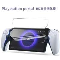 Pelindung Skrin Kaca Bajaan Konsol PlayStation Portal, untuk Perlindungan Konsol Penstriman PS5, Kal