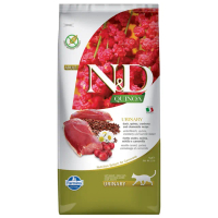 【法米納Farmina】QC5 貓用泌尿道紓壓保健 鴨肉蔓越莓 5kg｜ND藜麥無穀機能貓糧 5公斤 成貓 挑嘴貓 貓飼料