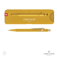 CARAN d’ACHE 卡達 瑞士製 844 PREMIUM 999尊貴金  GOLDBAR 機械工藝 自動鉛筆