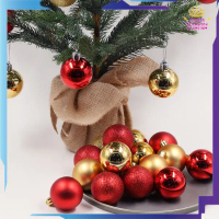 GTT Bola Hias Pohon Natal 6PCS Gantungan Bola Kilap Hiasan Pohon Natal