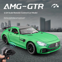Mô hình xe điều khiển từ xa Mercedes AMG tỷ lệ 1:24 bằng hợp kim đúc GTR thật – Đồ chơi cho bé trai 