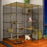 【可優比】貓籠子超大自由空間貓舍貓屋家用室內大貓咪籠子貓空籠兩層貓別墅