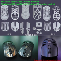 For Razer Viper V2 PRO Wireless Mouse Modding: Handcrafted DIY Finalmouse (S/M Size) SL12/ULX/Viper Mini SE 3D Printed Shell Kit