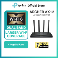 【OFFICIAL STORE】TP-Link Archer AX12 | AX1500 WiFi 6 Router | Dual Band | Gigabit | Mesh | Wireless A