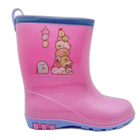 【菲斯質感生活購物】台灣製角落生物雨鞋-粉色 雨鞋 兒童雨鞋 女童鞋 男童鞋 台灣製 MIT 雨靴