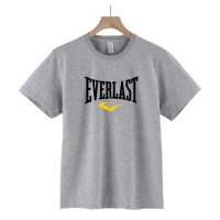 EVERLAST Baju T-Shirt Premium Cotton Kemeja-T Lelaki Perempuan TShirt Men Women Plus Size S-4XL【4】