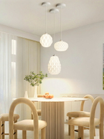 臥室床頭小吊燈創意北歐風格三頭餐廳吊燈簡約藝術網紅3D打印燈具