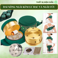 [Nhập nhanh kẻo hết] Đai Xông Ngải Cứu Kèm Lư Bạc Và 54 Viên Ngải Đoạn - Đai Chườm Ấm Cứu Ngải Diện 