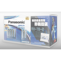 Panasonic EVOLTA鈦元素鹼性電池4號30入(機動戰士聯名提袋)
