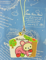 【震撼精品百貨】Rilakkuma San-X 拉拉熊懶懶熊 御守吊飾 松鼠 粉 震撼日式精品百貨