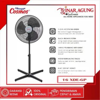 COSMOS 16 XDE GP KIPAS ANGIN STAND FAN 16 INCH - GARANSI RESMI -