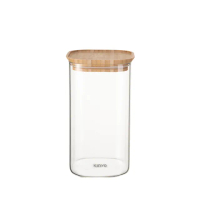 【KINYO】竹蓋耐熱玻璃儲物罐 1500ml(KSC-2150)