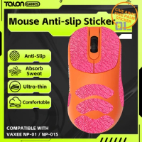 Pink TALONGAMES Mouse Grip Tape For VAXEE NP-01 / NP-01S Mouse,Palm Sweat Absorption, All Inclusive Wave Patter Anti-Slip Tape